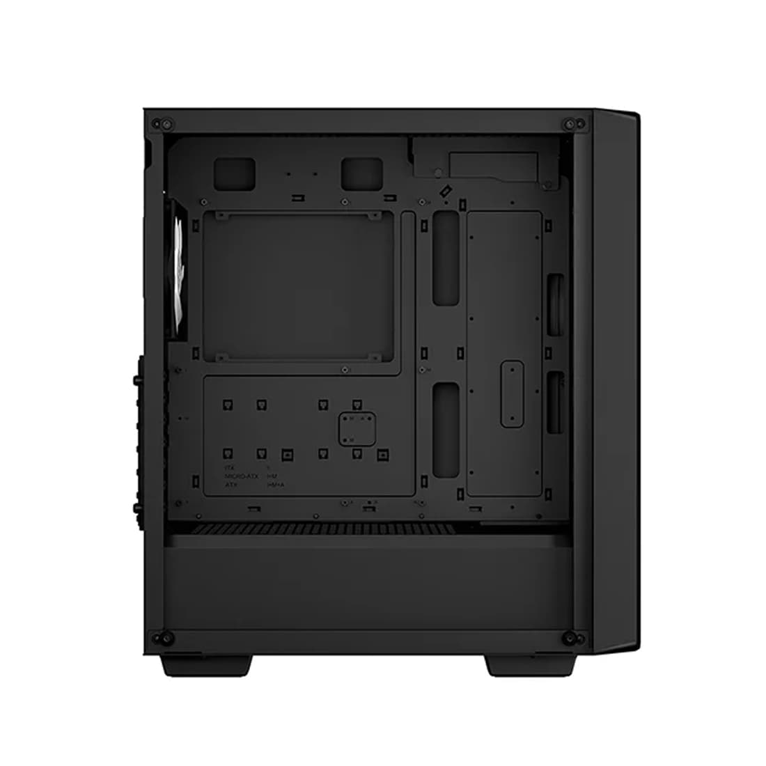 Компьютерный корпус, Deepcool, CC560 MESH V2 R-CC560-BKAMA4-G-2, ATX/Micro ATX/Mini-ITX, USB 3.0*2, HD-Audio, 4*120mm ARGB, Высота процессорного кулера до 165мм, Длина VGA до 370мм, 2*3.5"/2+1*2.5", Слот 7, Сталь 0,6, 432x215x483мм, Без Б/П, Чёрный