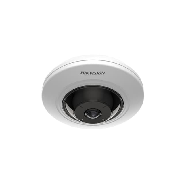 IP видеокамера, Hikvision, DS-2CD2955G0-ISU, Fisheye, CMOS- матрица 1/2.7" progressive, ИК до 8м, 5 mp, 0.017 Lux, F2.25, Фиксированный f1.05мм, 180° fisheye, Аудио 1Микрофон 1MicroSD до 256Gb Audio: 1 input/1 output Alarm, WDR, PoE, 12VDC