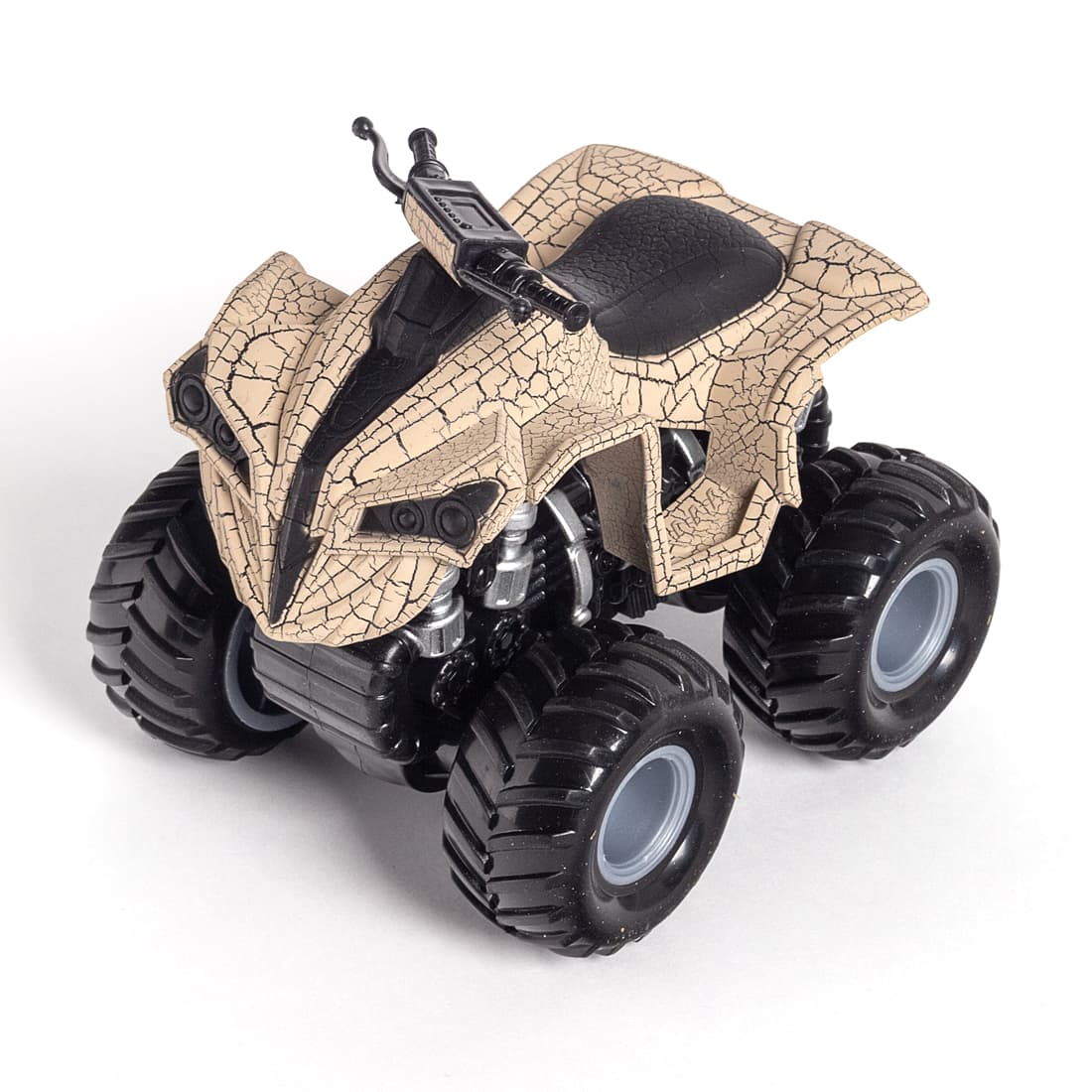 Инерционный внедорожник 12см, X Game kids, X7660, Серия OFF-ROAD, Открытая упаковка, Бежевый кузов, Цветная русифицированная коробка