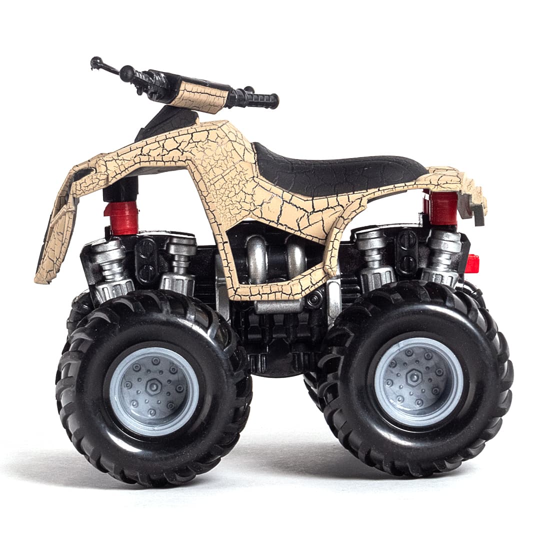 Инерционный внедорожник 12см, X Game kids, X7660, Серия OFF-ROAD, Открытая упаковка, Бежевый кузов, Цветная русифицированная коробка