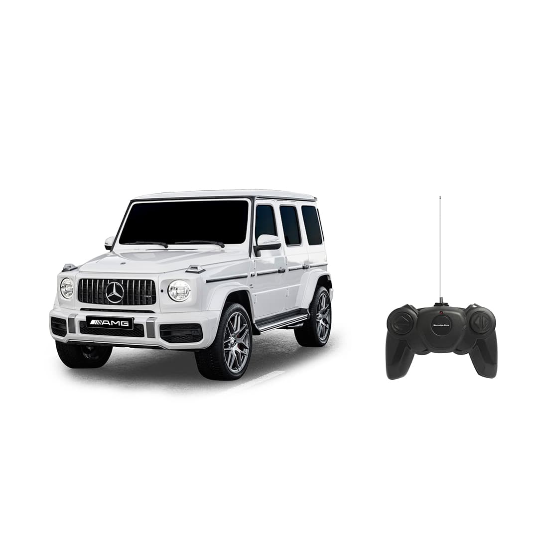 Радиоуправляемая машина, RASTAR, 95800W, 1:24, Mercedes-Benz G63 Gelndewagen, Пластик, 2.4GHz, Белая