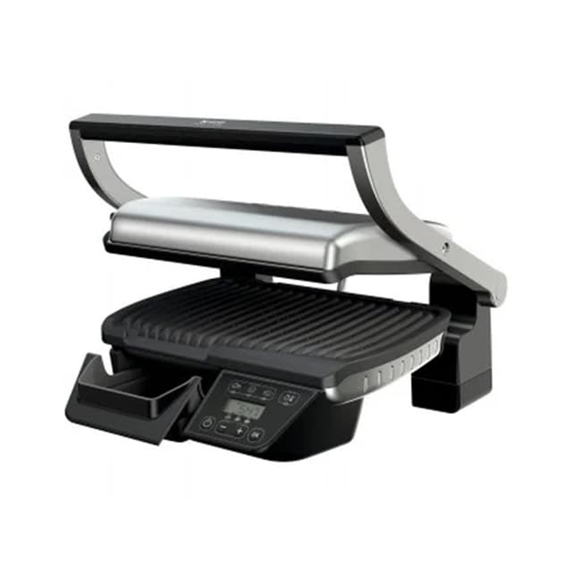 Гриль, Tefal, GC740B30, Мощность 2000Вт, 3 автоматические программы, Ручной режим, Размер рабочей поверхности 30x20 см, Регулируемый термостат 120 °C-270 °C, Стальной