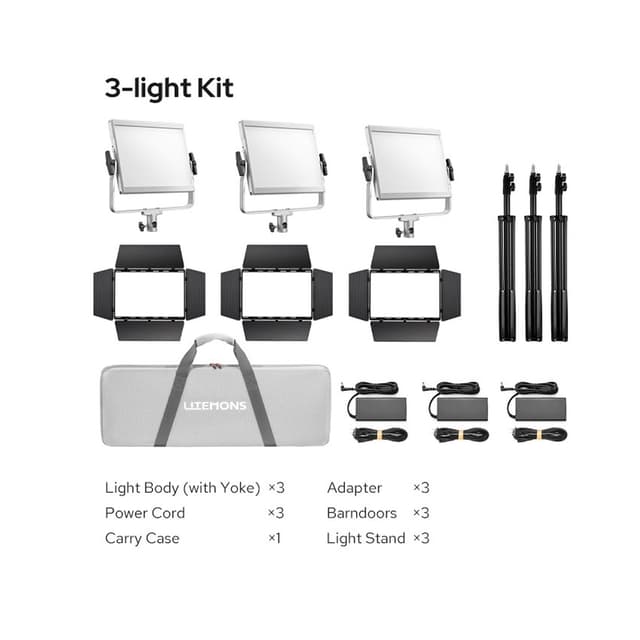 Осветитель светодиодный, Godox, LITEMONS LP600Bi K3, 2800K~6500K, 11 эффектов, RGB