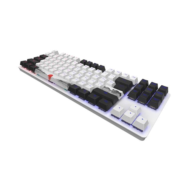 Клавиатура, Dark Project, DPO87_GSH_Fuji_ANSI_UA, 87 Fuji, Игровая, Механическая, TKL, g3ms Sapphire switches, USB, Подсветка RGB, Размер: 357 x 130 x 23 мм., Анг/Рус, Белый