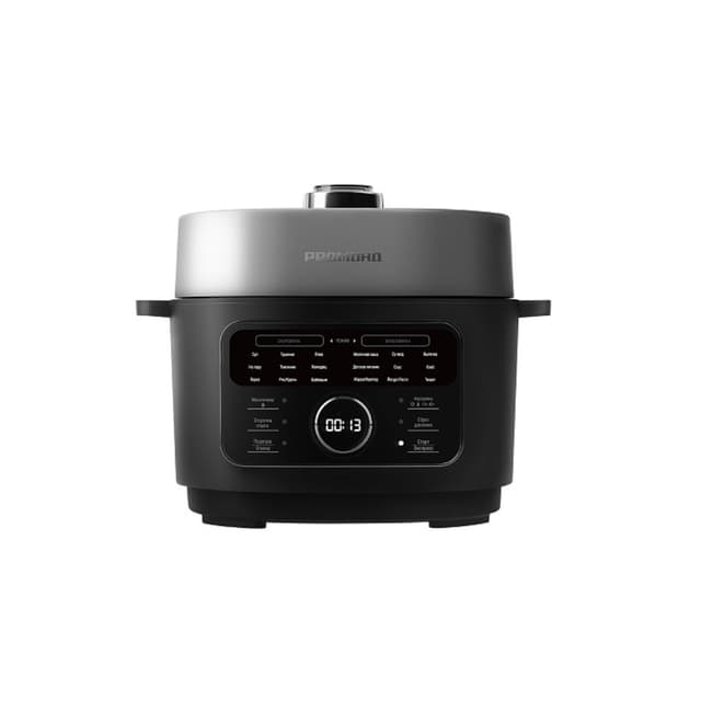 Мультиварка-скороварка, Редмонд, MP112, Объем 3л, 20 программ, Дисплей, Таймер, Электронное управление, Мощность 890 Вт, Длина шнура 0.9м, Серый