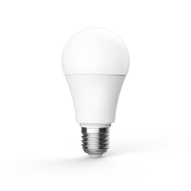 Лампочка, Aqara, LED Bulb T1, LEDLBT1-L01, Протоколы связи: Zigbee, Bluetooth, Вольтаж: 220-240 V~, Номинальный ток: 42mA, Номинальная частота: 50/60 Гц, Номинальная мощность: 8,5 Вт, Световой поток: 806 лм, Цветовая температура: 2700K-6500K, Индекс цветопередачи: Ra90, E27, Коэффициент мощности:> 0,85, Рабочая температура: от 0°C до 40°C, от 0% до 95% относительной влажности, без конденсации