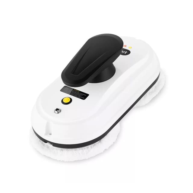 Робот для мойки окон, Kitfort, КТ-5182, 3 режима, Скорость чистки 1 м2/5.5 мин, Время работы 20 мин, Уровень шума ? 65 дБ, Длина страховочного троса/шнура блока питания 4м, Мощность 80 Вт, Белый/Черный