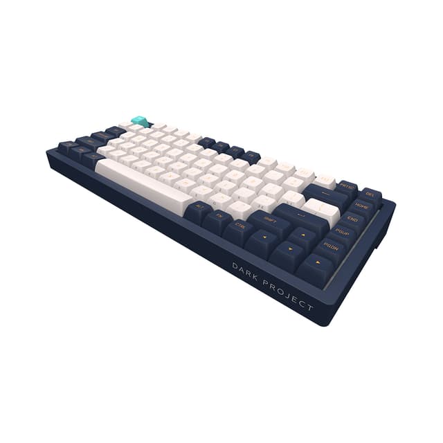 Клавиатура, Dark Project, KD83A Navy Blue, DPP83_GSH_NAVY_ANSI_UA, TKL, Switch G3MS Sapphire, Игровая, Механическая, Подсветка RGB, Раскладка ENG/RU/UA, Синий