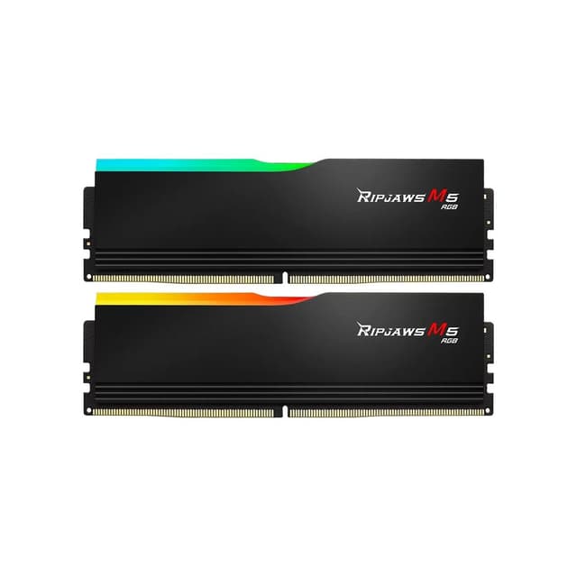 Комплект модулей памяти, G.SKILL, Ripjaws M5 RGB F5-6000J3636F16GX2-RM5RK, DDR5, 32GB (Kit 2x16GB), CL36, 1.35 V, DIMM <PC5-48000/6000MHz>