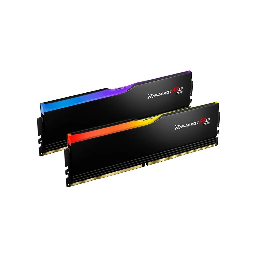 Комплект модулей памяти, G.SKILL, Ripjaws M5 RGB F5-6000J3636F16GX2-RM5RK, DDR5, 32GB (Kit 2x16GB), CL36, 1.35 V, DIMM <PC5-48000/6000MHz>