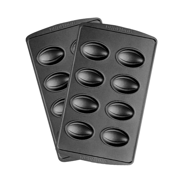 Панель для мультипекаря, Redmond, RAMB-18, Орешки, Антипригарное покрытие, Габаритные размеры 134  236 мм, Черный