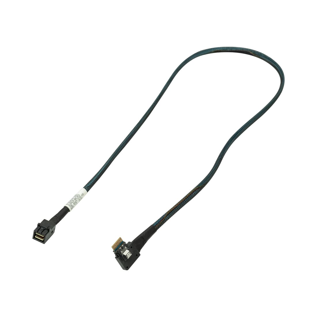 Кабель интерфейсный Slim SAS/SATA, Supermicro, CBL-SAST-1275-100, HD x4 (STR) to Slimline x4 (LE), INT, 75cm, 100 OH