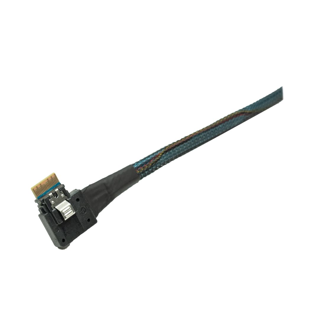 Кабель интерфейсный Slim SAS/SATA, Supermicro, CBL-SAST-1275-100, HD x4 (STR) to Slimline x4 (LE), INT, 75cm, 100 OH