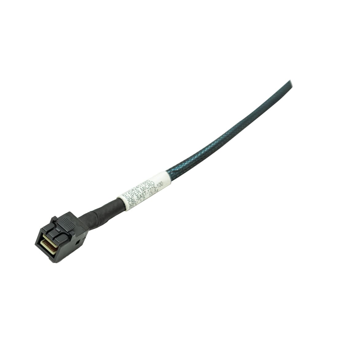 Кабель интерфейсный Slim SAS/SATA, Supermicro, CBL-SAST-1275-100, HD x4 (STR) to Slimline x4 (LE), INT, 75cm, 100 OH