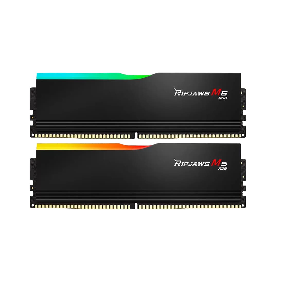 Комплект модулей памяти, G.SKILL, Ripjaws M5 RGB F5-6000J3238G32GX2-RM5RK, DDR5, 32GB (Kit 2x16GB), CL32, 1.40 V, DIMM <PC5-48000/6000MHz>