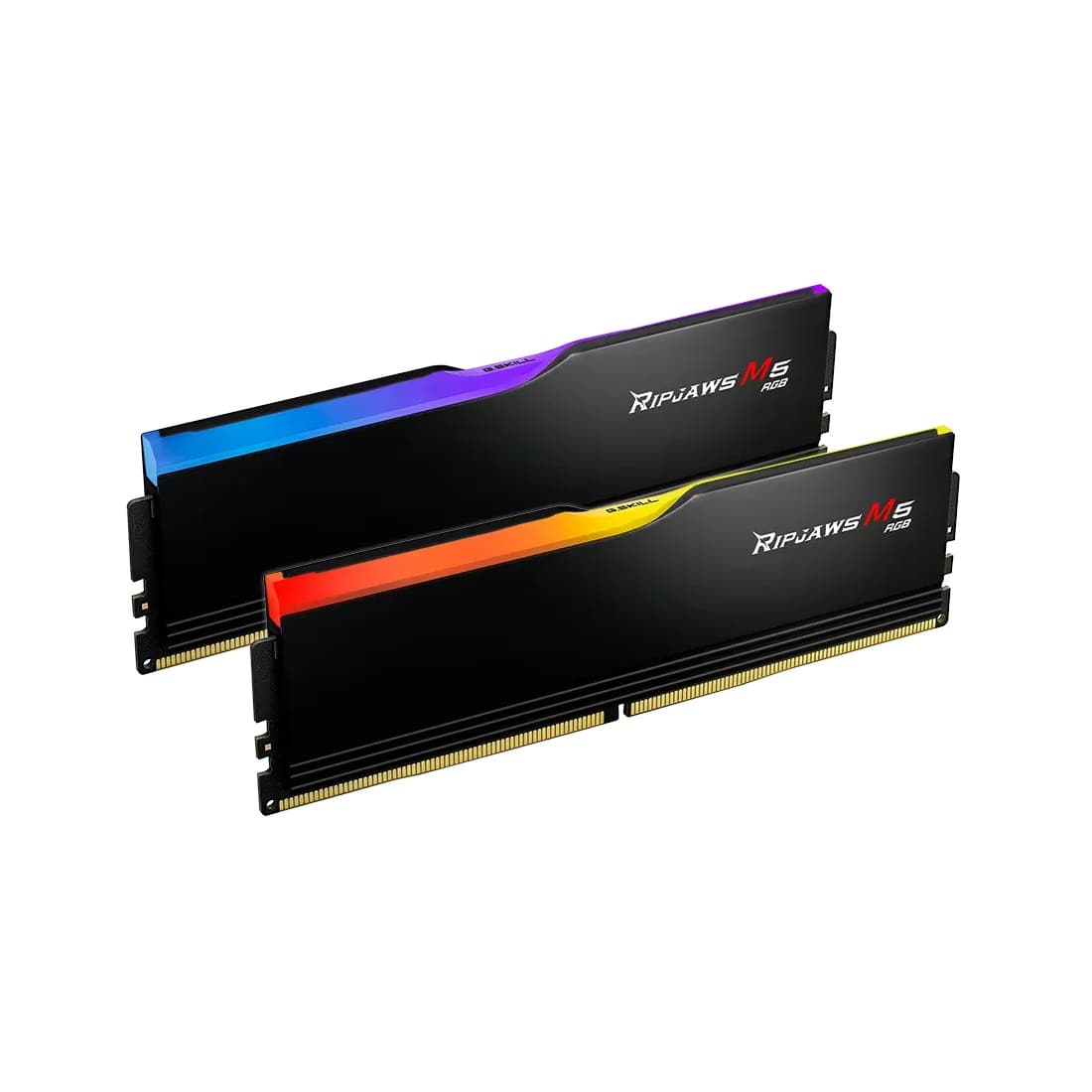 Комплект модулей памяти, G.SKILL, Ripjaws M5 RGB F5-6000J3238G32GX2-RM5RK, DDR5, 32GB (Kit 2x16GB), CL32, 1.40 V, DIMM <PC5-48000/6000MHz>