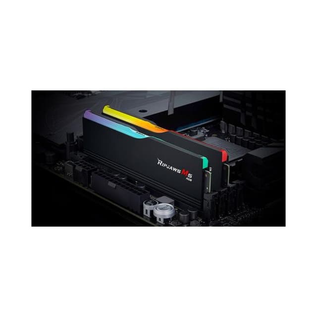 Комплект модулей памяти, G.SKILL, Ripjaws M5 RGB F5-6000J3238G32GX2-RM5RK, DDR5, 32GB (Kit 2x16GB), CL32, 1.40 V, DIMM <PC5-48000/6000MHz>