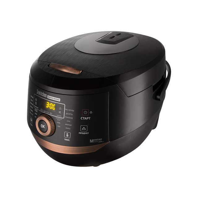 Мультиварка, Redmond, RMK-CB391S, Мощность 1000 Вт, Объем чаши 5 л, 21 автоматическая программа, Подъемный ТЭН, Сковорода в комплекте, Черный