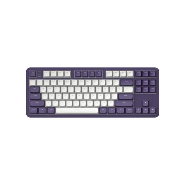 Клавиатура, Dark Project, DPKB_VIOLET_ 87_ANSI_UA, ALU87A Violet, Игровая, Механическая, TKL, g3ms Sapphire switches, USB, Подсветка RGB, Размер: 365 x 137 x 42 мм., Анг/Рус, Фиолетовый