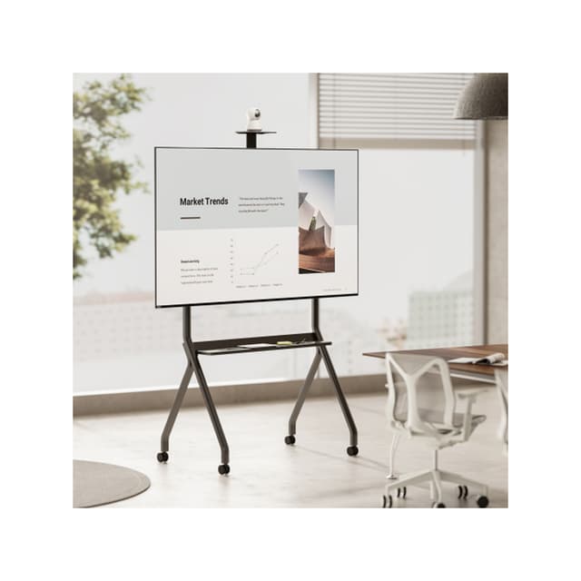 Стойка мобильная, XG, TTL16-69FW, 55"-100", нагрузка 120 кг, VESA от 200x200 до 900x600, высота: 1150мм/1275мм/1400мм/1525мм, Матовый черный