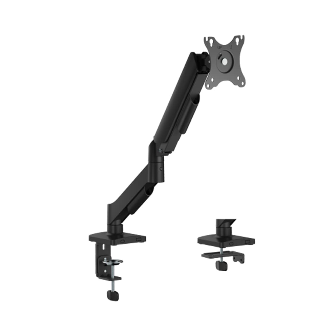 Настольный кронштейн, Brateck LDT97-C012, для мониторов 17"-32", нагрузка 9кг, VESA 100x100.75x75. наклон:+90°-90°, поворот:+90°-90° , регулировка по высоте до 450мм, портретная или альбомная ориентация.