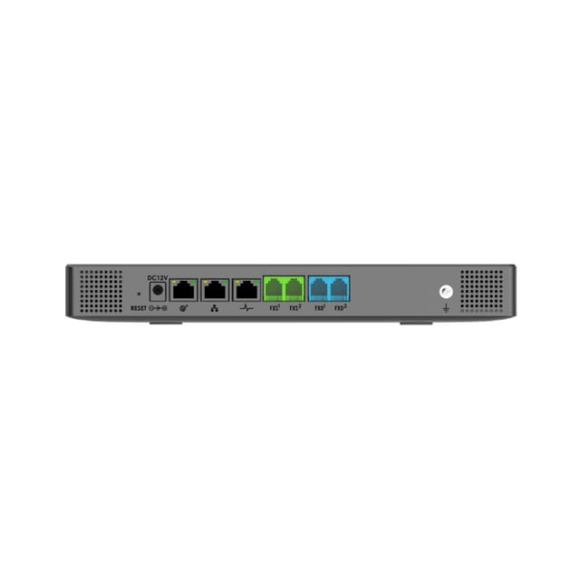 IP-АТС, Grandstream, UCM6302, 2 RJ11 FXS, 2 RJ11 FXO, 2x GbE PoE LAN/WAN, 1 порт горячего резервирования, 1000 пользователей SIP, 100 одновременных вызовов, UCM RC, VideoServer, блок питания 12 В/1.5 А