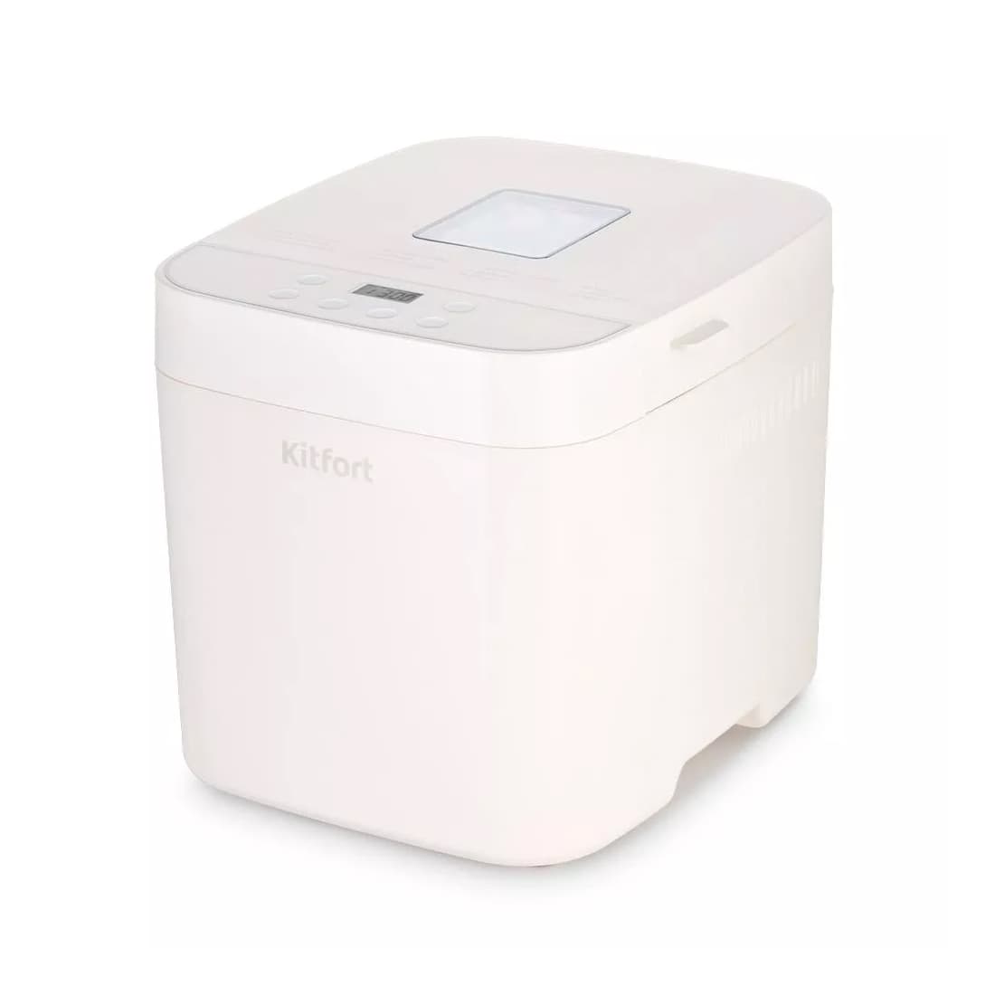 Хлебопечь, Kitfort, КТ-310, Мощность 550 Вт, 12 автомтических программ, Вес выпечки 0.9кг, Время отсрочки 13 ч, Бежевый