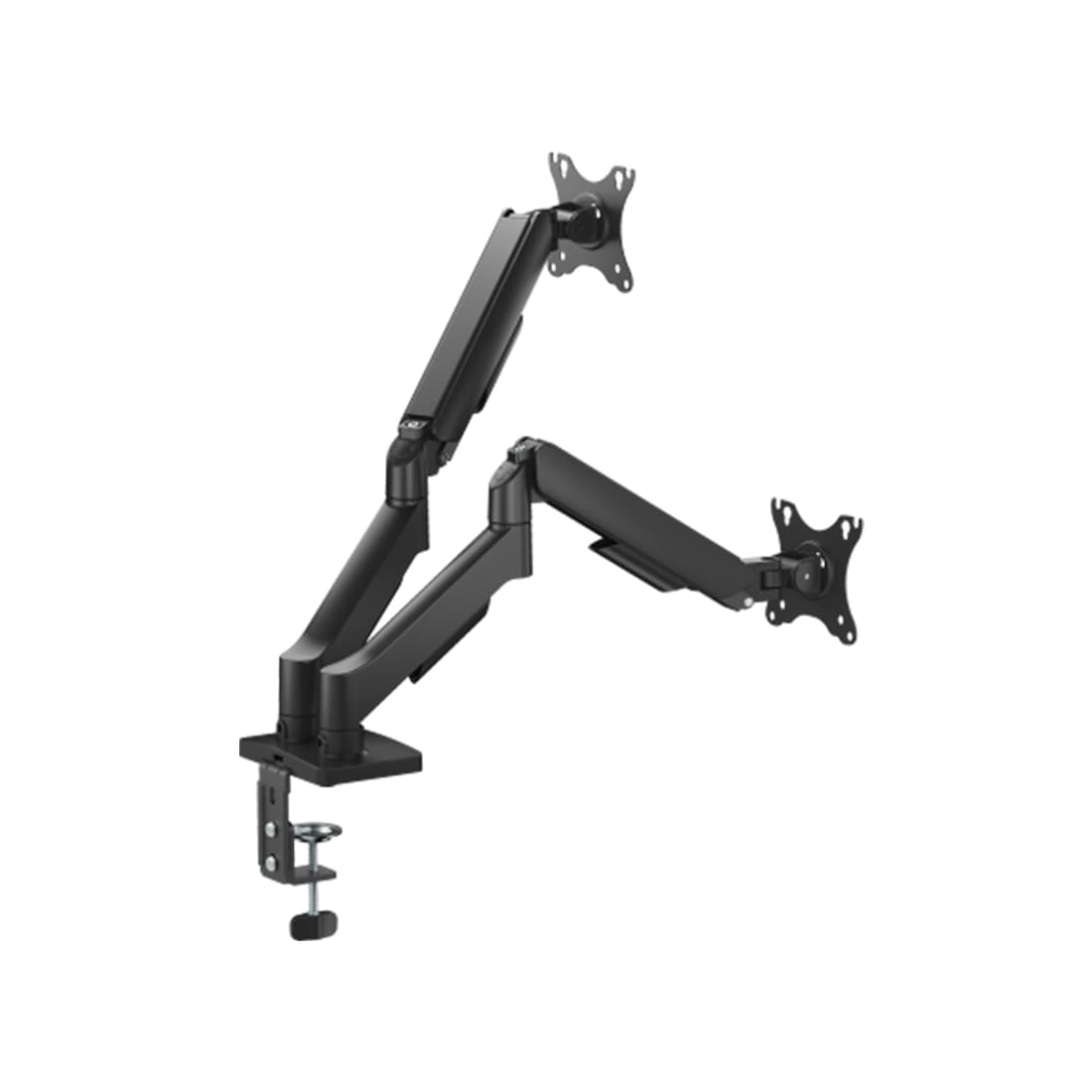 Настольный кронштейн для мониторов, Brateck, LDT97-C024, 13"-32", Нагрузка 2х9 кг., Наклон +/- 90°, Поворот +/- 90°, Вращение монитора +/- 180°, VESA 75x75,100x100