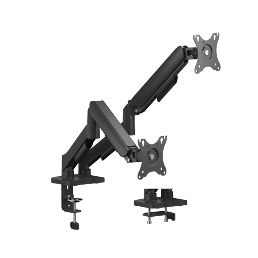 Настольный кронштейн для мониторов, Brateck, LDT97-C024, 13"-32", Нагрузка 2х9 кг., Наклон +/- 90°, Поворот +/- 90°, Вращение монитора +/- 180°, VESA 75x75,100x100