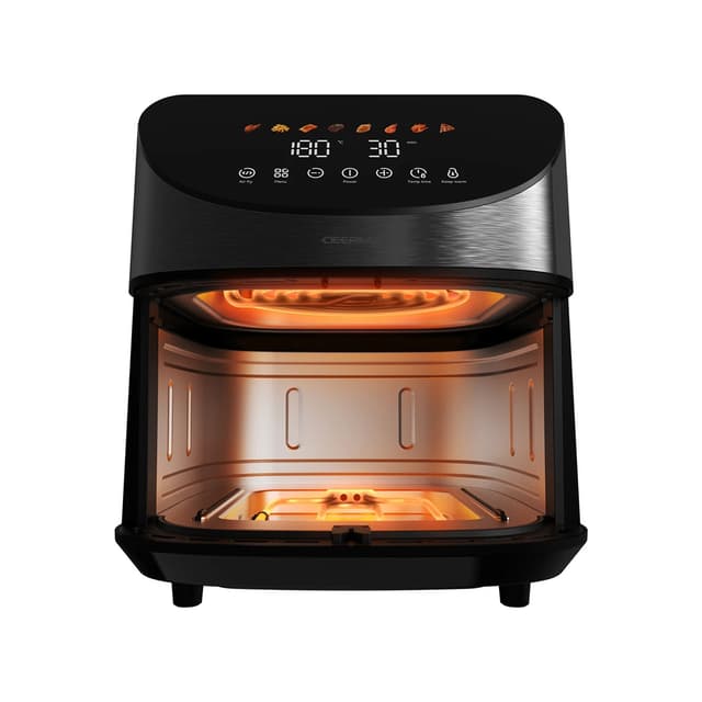 Аэрофритюрница, Deerma, Air Fryer DEM-KZ150W, Объем чаши 8 л, Мощность 1700 Вт, Таймер, Черный