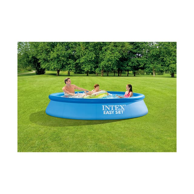 Семейный надувной бассейн Easy Set 305 x 61 см, INTEX, 28116NP, Винил, 3077 л., Голубой, Цветная коробка