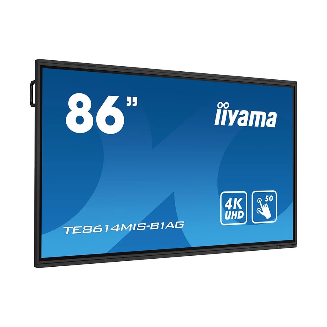 Интерактивная панель, iiyama, TE8614MIS-B1AG, 86", 4K, Android 13, 3588, Quad core A76+A55, ОЗУ 8гб, ПЗУ 64гб, чёрный