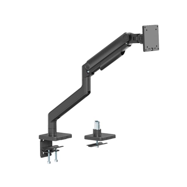 Настольный кронштейн с газлифтом, Brateck, LDT74-C012, для мониторов 17"-49", Нагрузка 2-20 кг., Наклон +50°~- 20°, Поворот +/- 90°, Вращение монитора +/- 180°, VESA 75x75,100x100, Регулировка по высоте 545 мм.