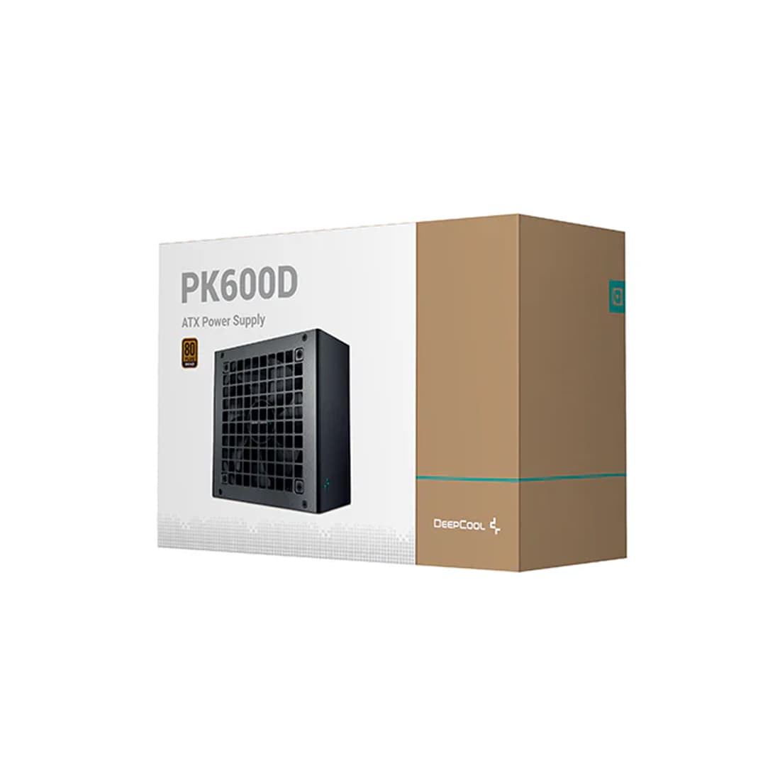Блок питания, GamerStorm, PK600D R-PK600D-FA0B-WGEU, 600W, ATX, Bronze, 20+4 pin, 2*4+4pin, 6*Sata, 3*Molex, 4*PCI-E 6+2 pin, Вентилятор 12 см, Кабель питания, Чёрный