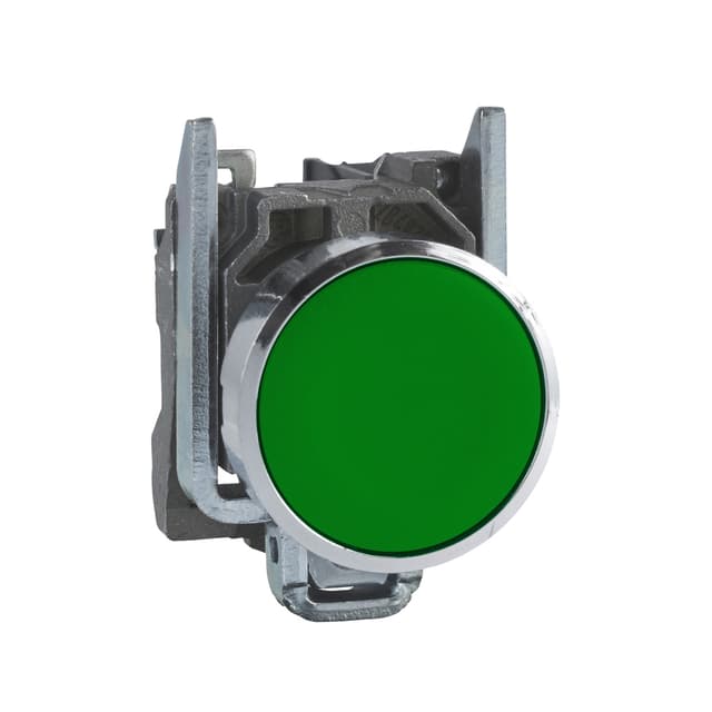 Кнопка, SE, XB4BA31, 22мм с возвратом зелёная