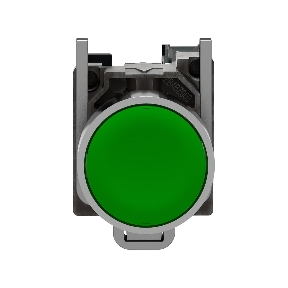 Кнопка, SE, XB4BA31, 22мм с возвратом зелёная
