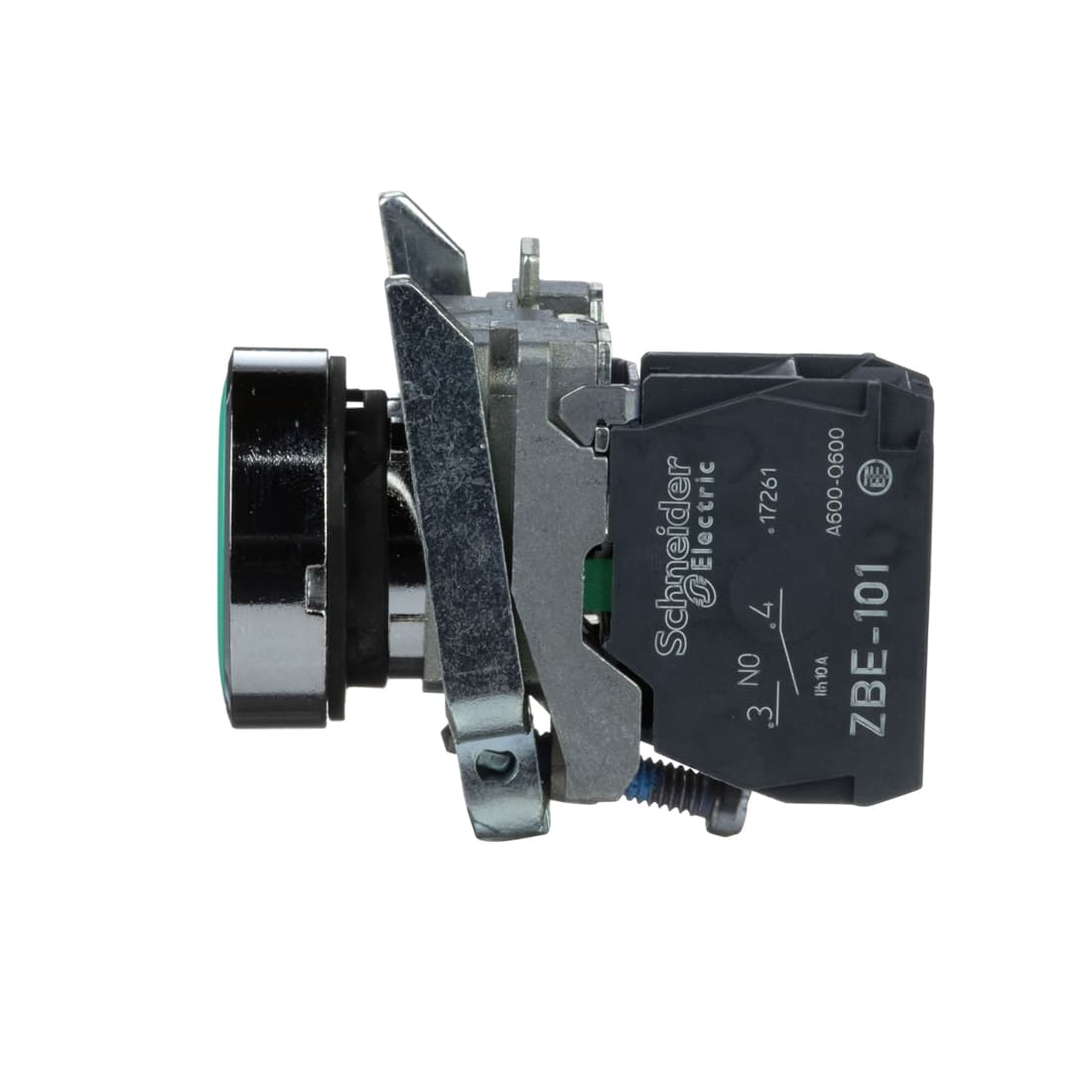 Кнопка, SE, XB4BA31, 22мм с возвратом зелёная