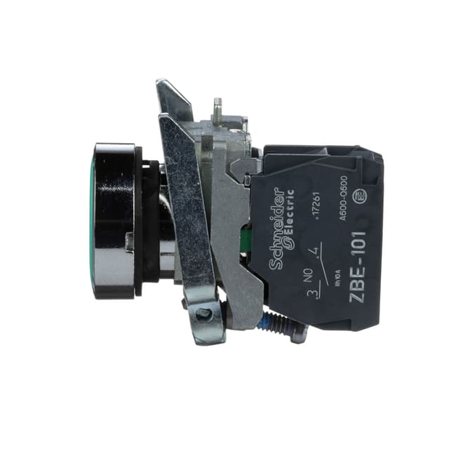 Кнопка, SE, XB4BA31, 22мм с возвратом зелёная