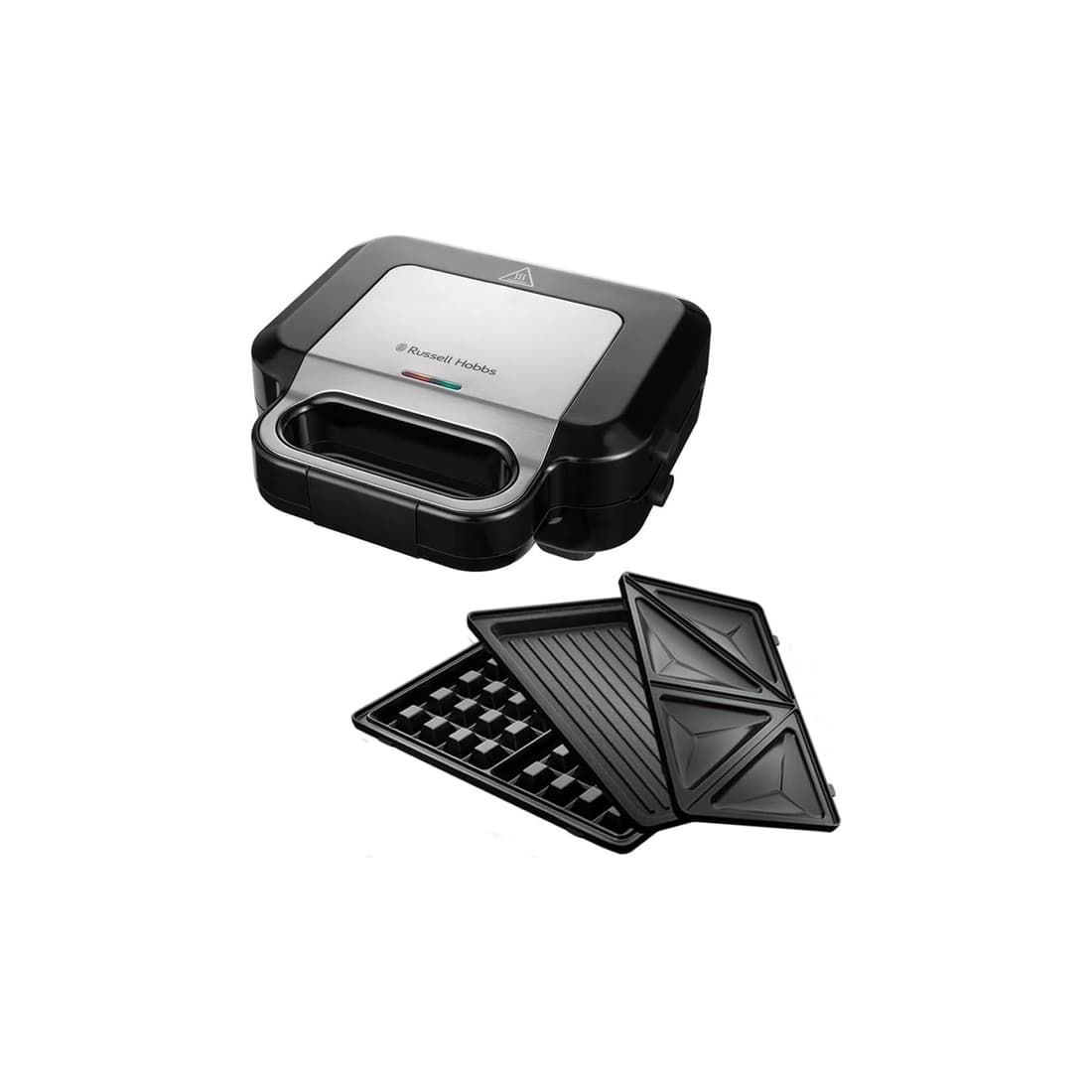 Мультимейкер, Russell Hobbs, 26810-56, Мощность 750 Вт, Сменные пластины Есть, Пластины для приготовления Гриля, Сендвичей, Толстых вафель, Цвет черный