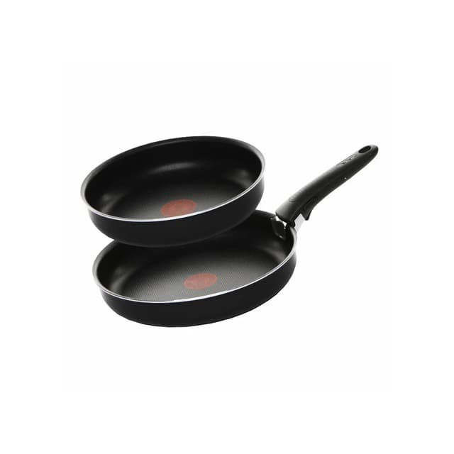 Набор сковородок, Tefal, Ingenio Black 5 04238830, 22-26см, 3 предмета, Съемная ручка, Для газовых/керамических/электрических плит, Алюминий, Индикатор нагрева, Черный