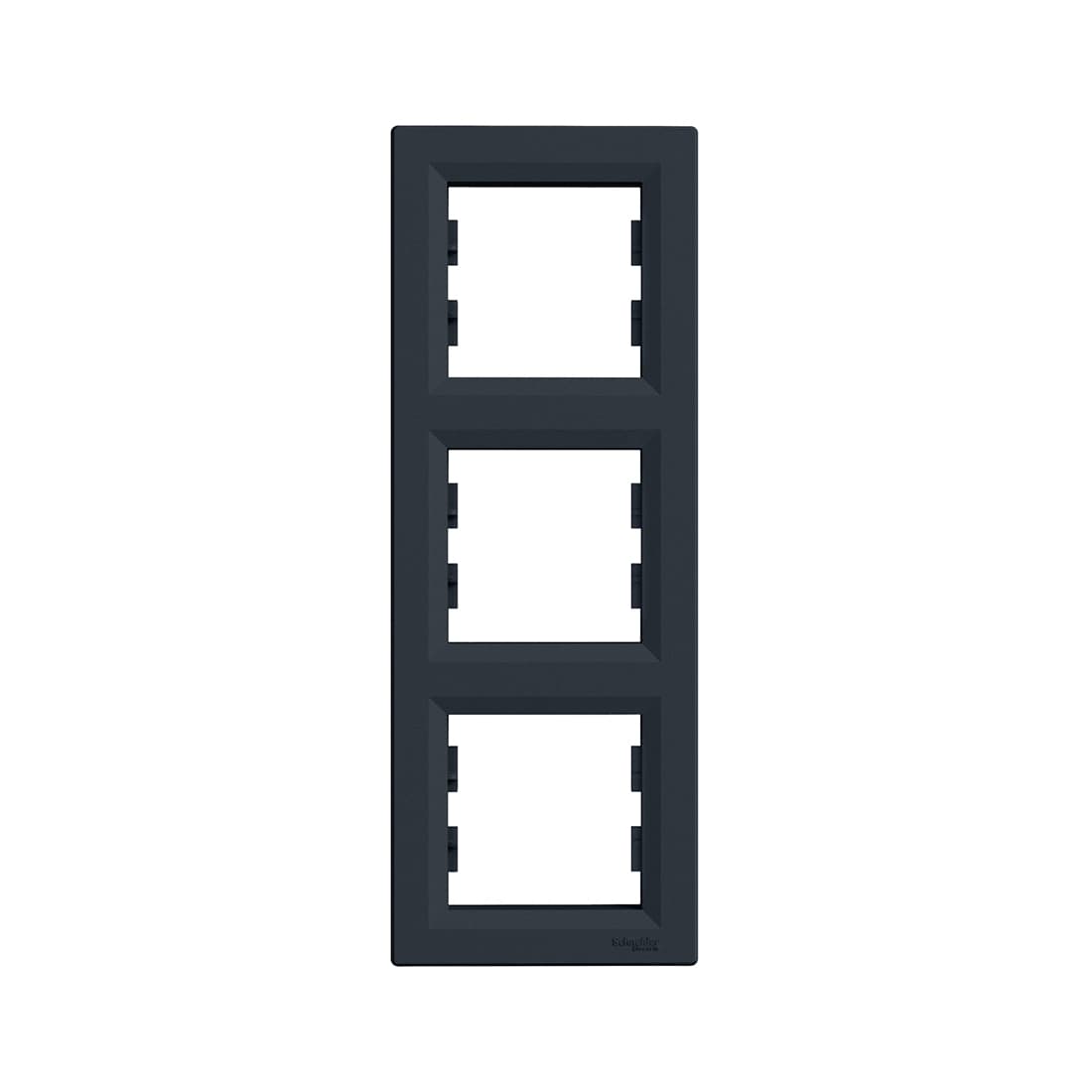 Рамка вертикальная, SE, EPH5810371, Asfora 3 постовая антарцит