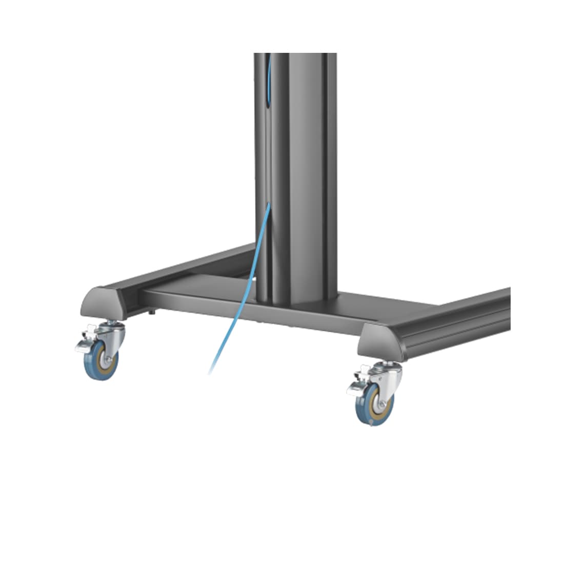 Стойка мобильная, Brateck, TTV12E-46TW, 37"-70", Макс. нагрузка - 70 кг, 1250-1600 мм, Угол наклона +5°~-12°, черный