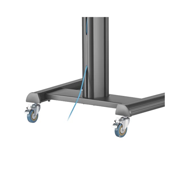 Стойка мобильная, Brateck, TTV12E-46TW, 37"-70", Макс. нагрузка - 70 кг, 1250-1600 мм, Угол наклона +5°~-12°, черный