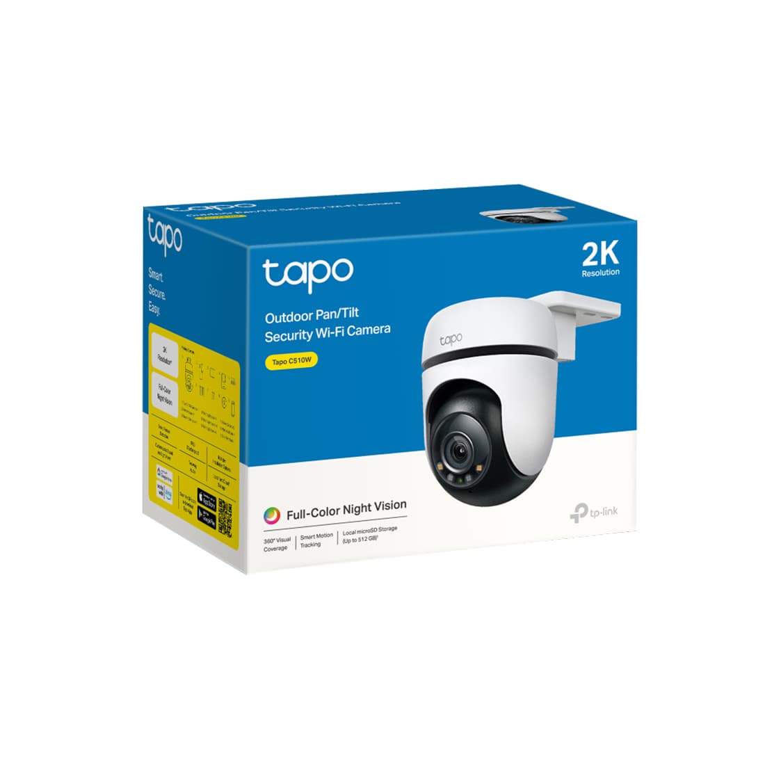 IP-камера, TP-Link, Tapo C510W, 2304  1296, IEEE 802.11b/g/n, Wi-Fi (2,4 ГГц)