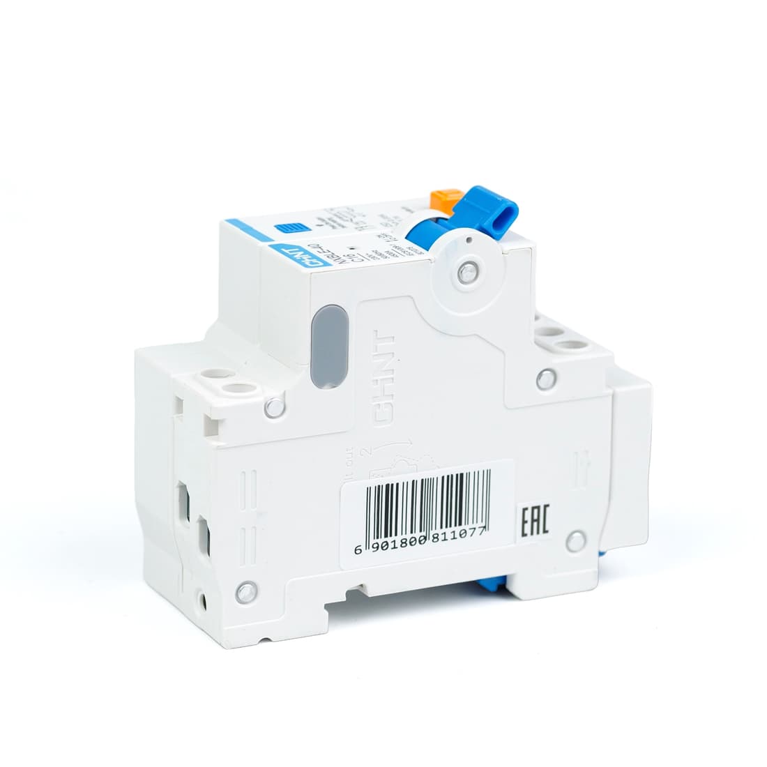 Дифференциальный автомат, CHINT, 821075 NXBLE-40, 1P+N 16А C 30mA электронный тип AC 4,5kA