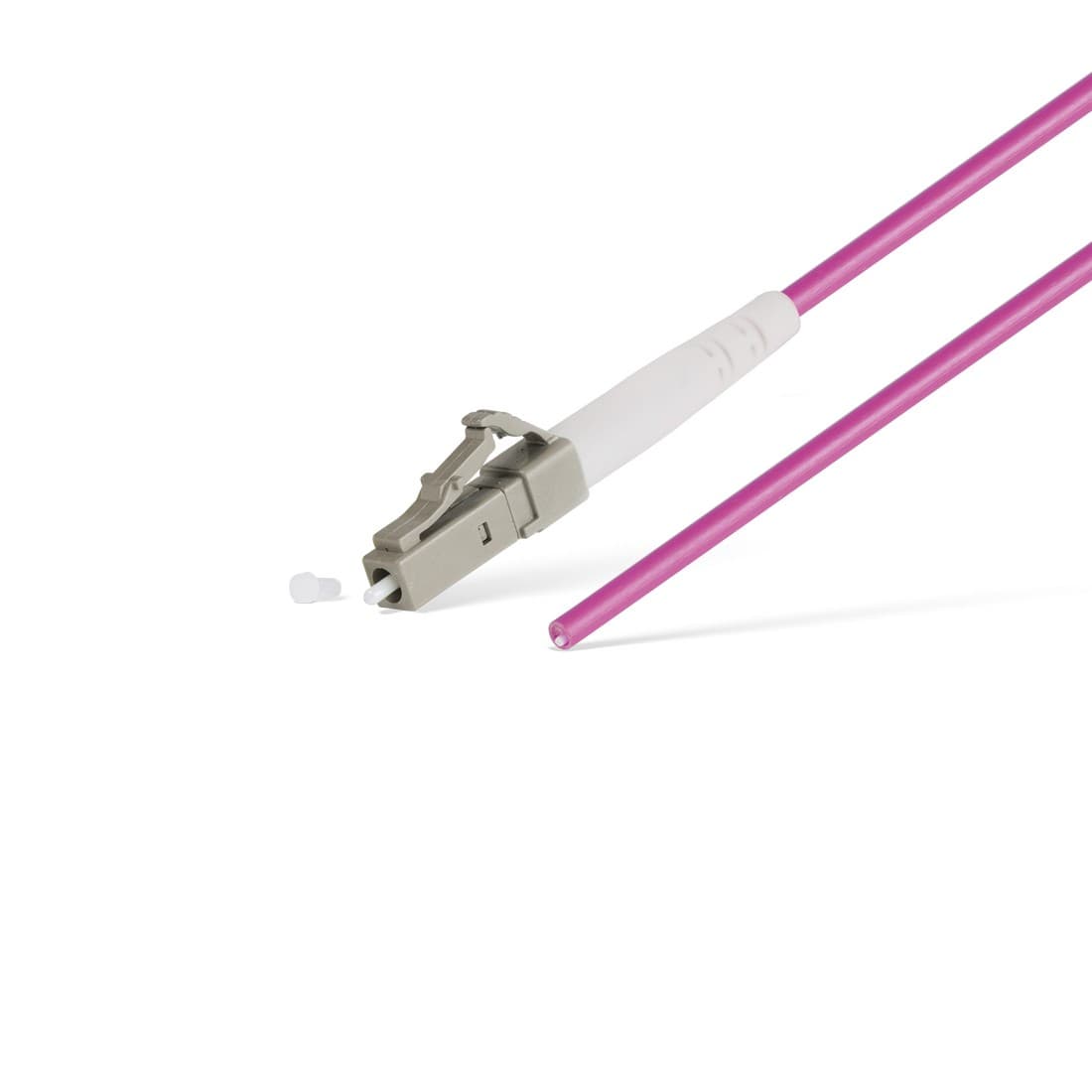 Пигтейл Оптический,, LC/UPC MM OM4 50/125 3.0 мм 1.5 м, LSZH, Пол. Пакет