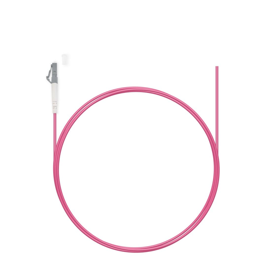 Пигтейл Оптический,, LC/UPC MM OM4 50/125 3.0 мм 1.5 м, LSZH, Пол. Пакет