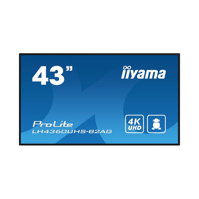 Монитор, iiyama, LH4360UHS-B2AG (PL4360), PROLITE, 43", 500 cd/m, 4K