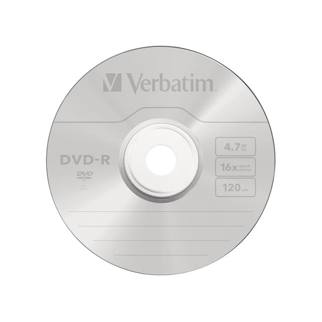 Диск DVD-R, Verbatim, (43548) 4.7GB, 16х, 50шт в упаковке, Незаписанный
