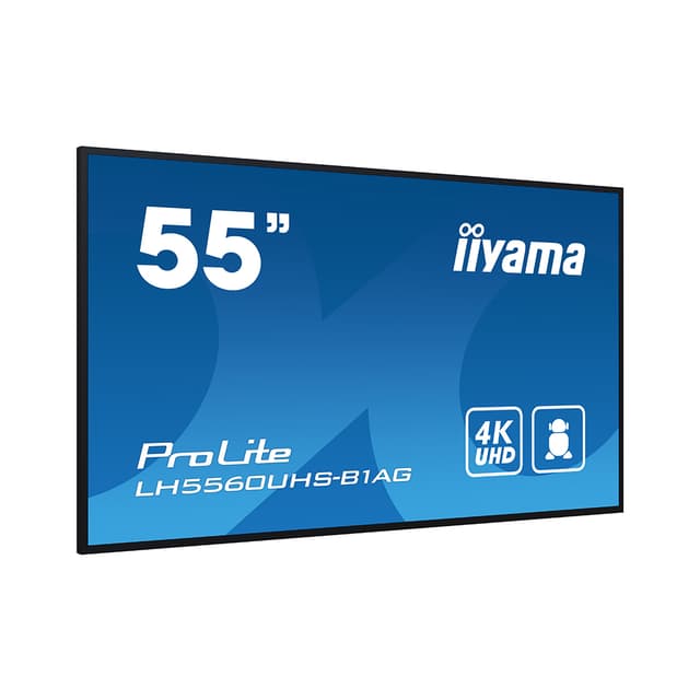 Монитор, iiyama, LH5560UHS-B1AG (PL5560U), 55", 500 cd/m,4K, Android 11